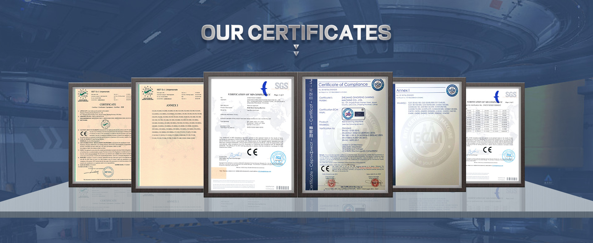 Certifications