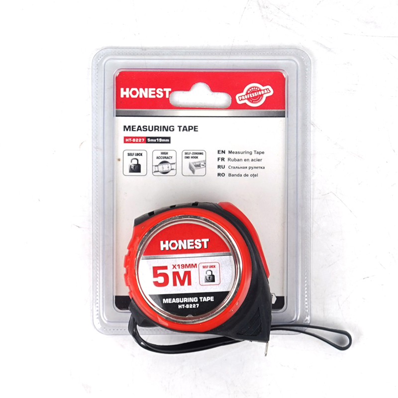 Honest Professional Measuring Tools Industrial Grade Auto Lock Mini Steel Tape Measure for Measuring