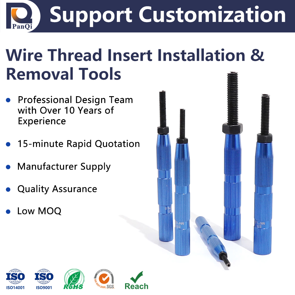 Blue Light Heavy-duty Bolt Socket Manual Installation Tool with Pin Hand Nut Insert Tool