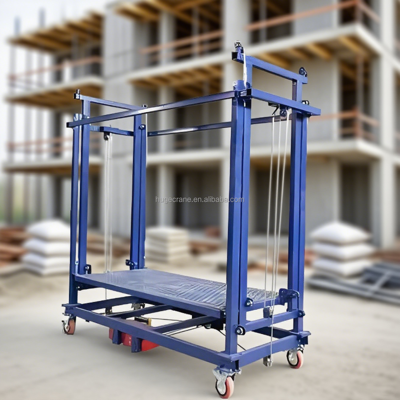 Hydraulic Lift Scaffoldings For Construction Remote-controlled Mobile Lifting Platform Indoor And Outdoor Electric Scaffolding