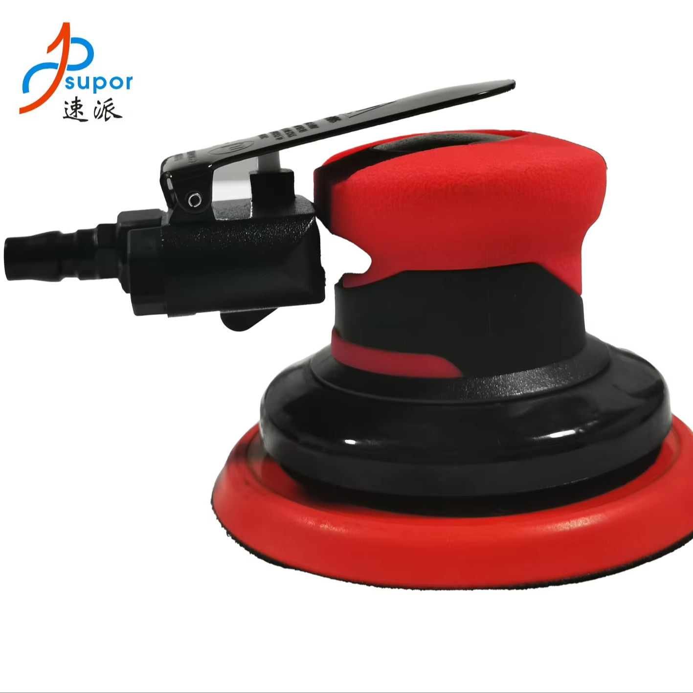 Supor 8 Inch 12000 RPM Turbine Motor Versatile Random Orbital Pneumatic Sanders Home and Workshop Air-Powered Tool