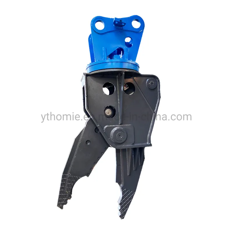 Hydraulic Rotating Dismantling Shear for Excavator Old Car Scrap Metal Recycling Shear Demolition Cutting Shear High Strength Wear Resistant Attachment