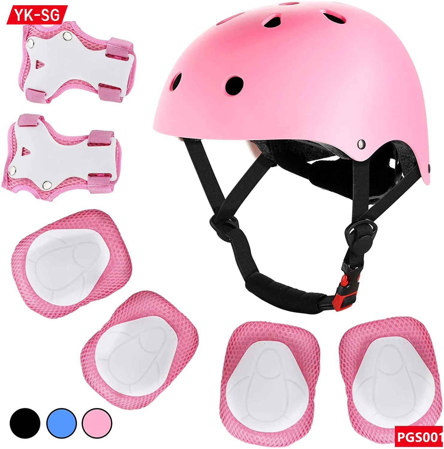 Elbow Knee Pads Helmet Roller Safety Protector Skate Protective Gear
