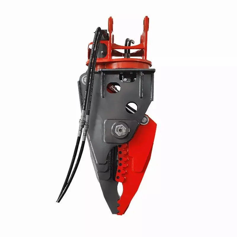 Hydraulic Rotating Dismantling Shear for Excavator Old Car Scrap Metal Recycling Shear Demolition Cutting Shear High Strength Wear Resistant Attachment