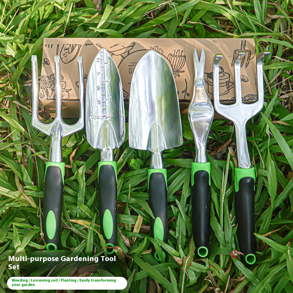 Customizable OEM Industrial Grade Aluminum Alloy Three-Tooth Sand Digging Set Garden Hand Tools for Planting Flowers Grass