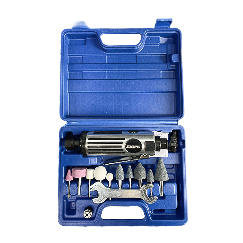 Abrasive air Angle Die Grinder Kit Pneumatic Tool Set / Pneumatic Engraving Machine for Grinding and Sanding 3/6mm Shank