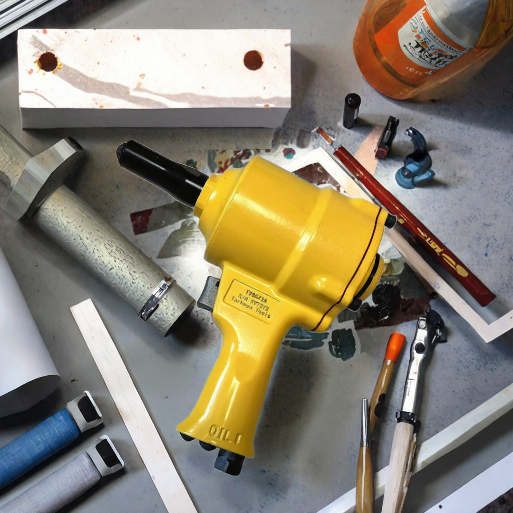 SUBAO Aluminum Pneumatic Handheld Riveter 2.4mm Blind Rivet Tool 90PSI Air Pressure