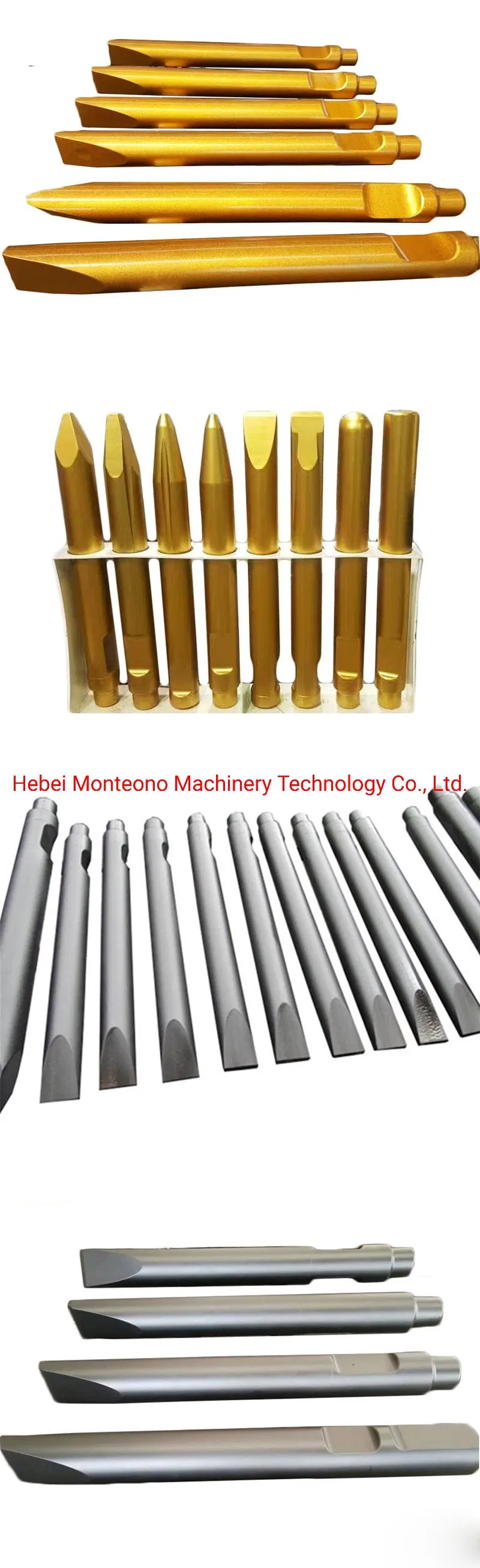 Heavy-Duty Hydraulic Rock Breaker Tool for Excavator Demolition Use