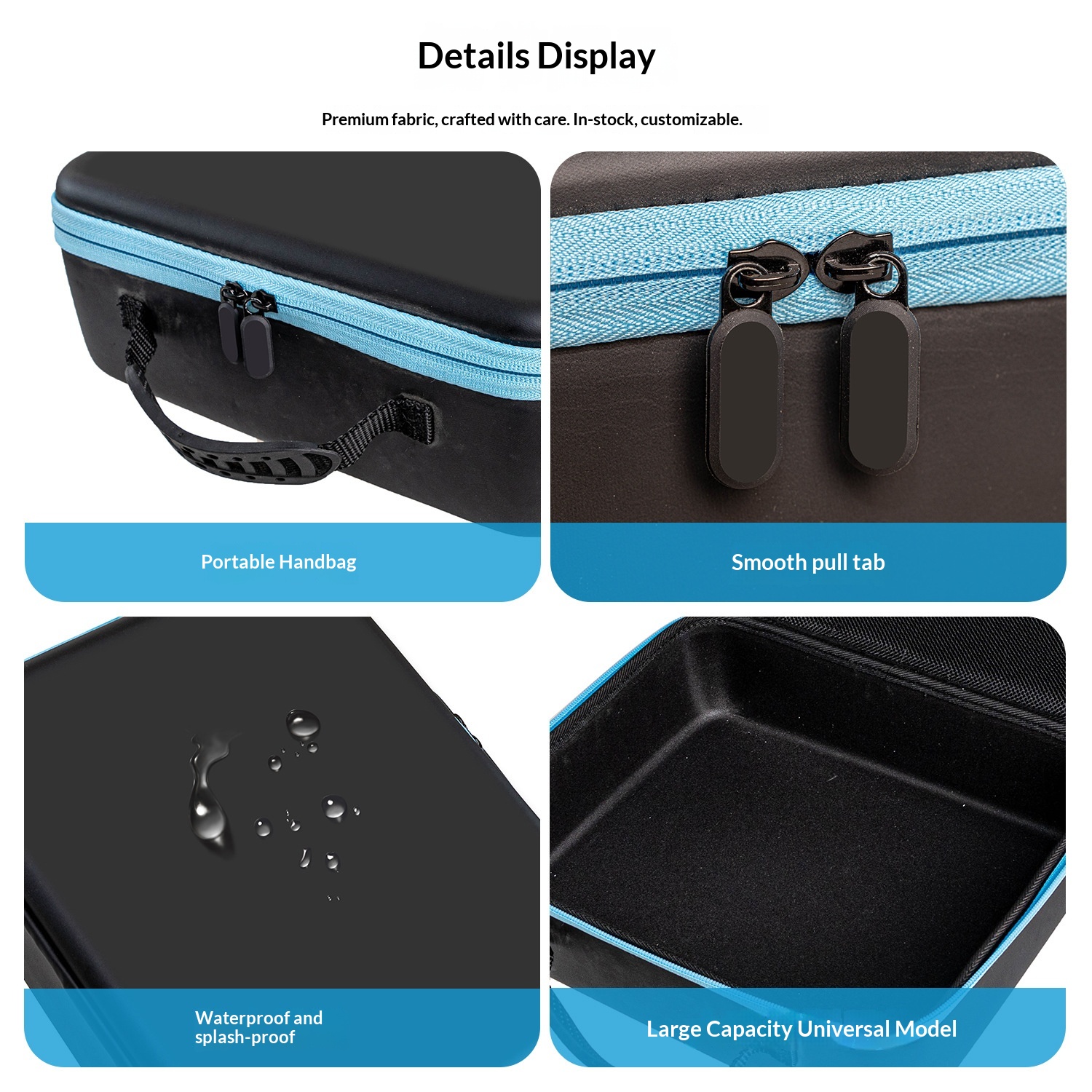 Measuring Instrument EVA Storage Bag &amp; Tool Kit Storage Box Black Customizable Model Factory Direct Supply