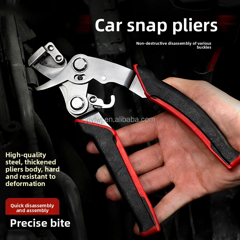 Car Clip Pliers Tools Car Removal Tool With Rubber Fastener Rivet Tools Professional Auto Repair Kit for Plastic Nut Removal