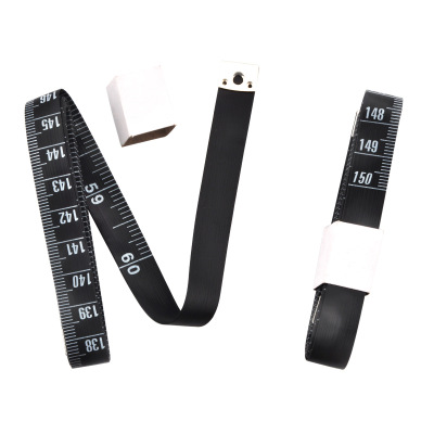 Wintape Plastic Handle Sewer Measuring Tool Black Cloth Tape Measure 1.5M Pocket Sewer Soft Cloth Tape Measure