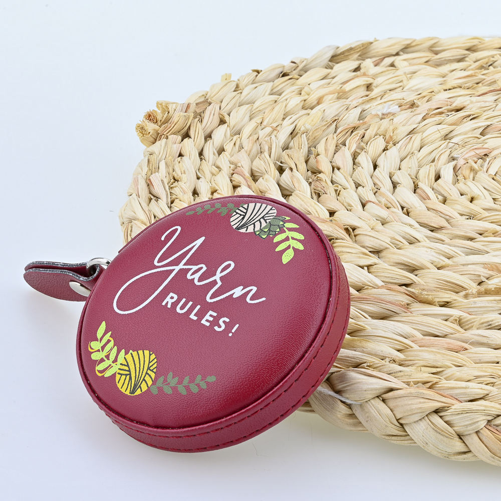 Good Seller Leather ABS Plastic PP Material Round Body Measuring Tape Inches Retractable Tape Measures