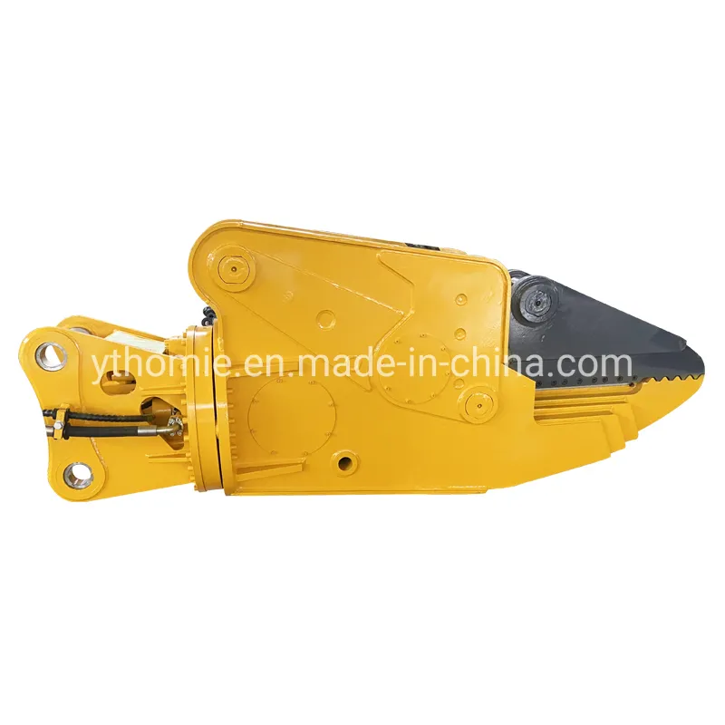 Hydraulic Rotating Dismantling Shear for Excavator Old Car Scrap Metal Recycling Shear Demolition Cutting Shear High Strength Wear Resistant Attachment