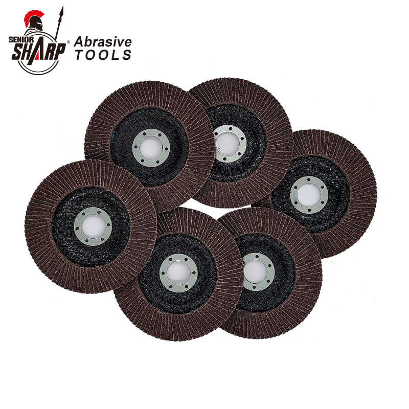 4.5 Inch Silicon Carbide Abrasive Tools Mesh Cover Flexible Flap Disc Grinding Wheel