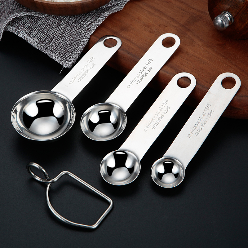 Kitchen Baking Measure Tools Food Scale 18-8 Stainless Steel 5ml Measuring Spoon