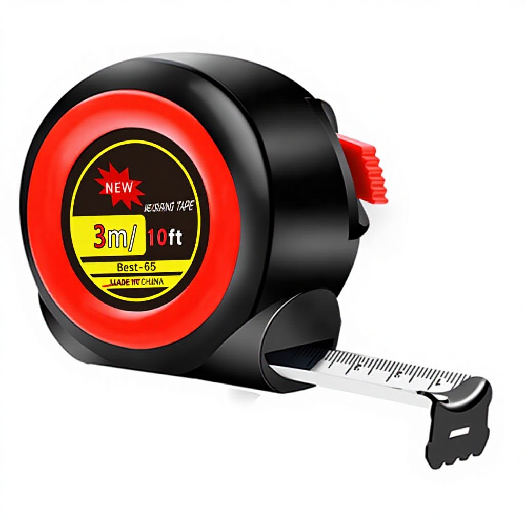 Thickened Steel Tape Measure with First Level Accuracy, Metric and Imperial Self-locking Anti Drop Tape Measure