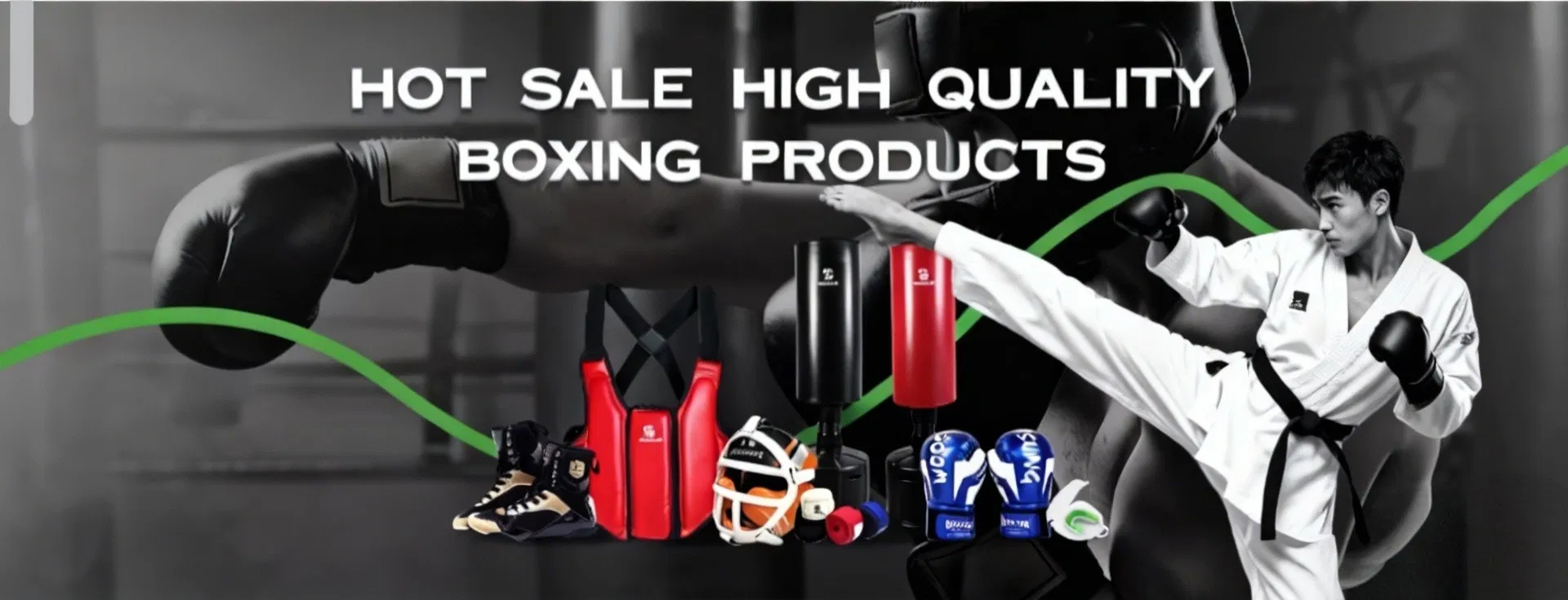 Karate Protective Gear Banner