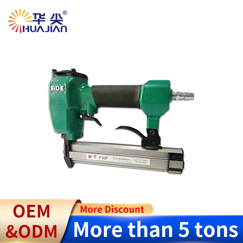 Brad Nailer Stapler Pneumatic Gun For Finish Nails Metal Construction