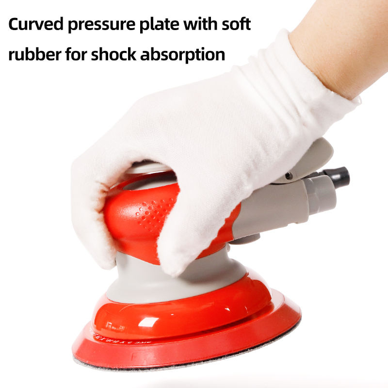 Lionwham 5'' Inch Pneumatic Air Wet Random Orbital Disc Sander 125 mm Polishing Sandpaper Machine Hot Sale for Car Use