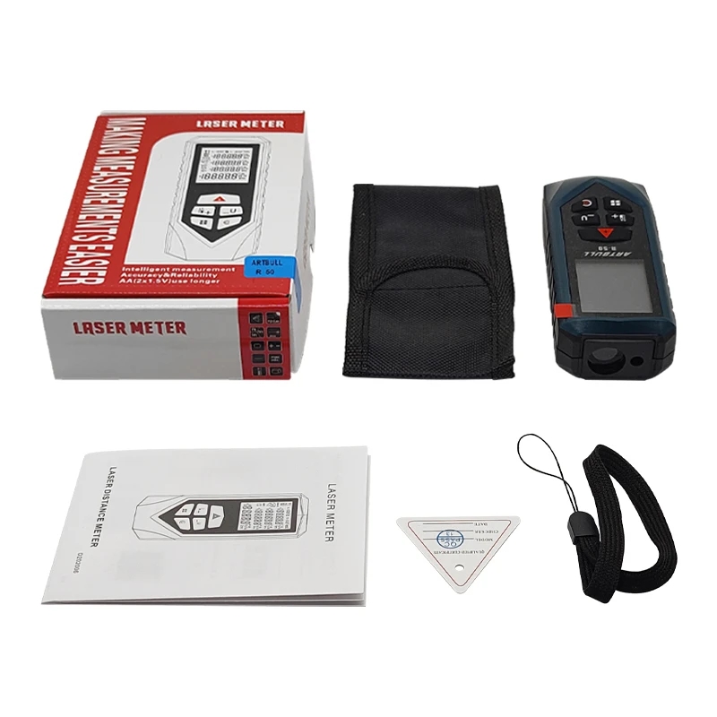 100m Laser Distance Meter Measure Tape Unit:m ,ft ,in Digital Laser Rangefinder