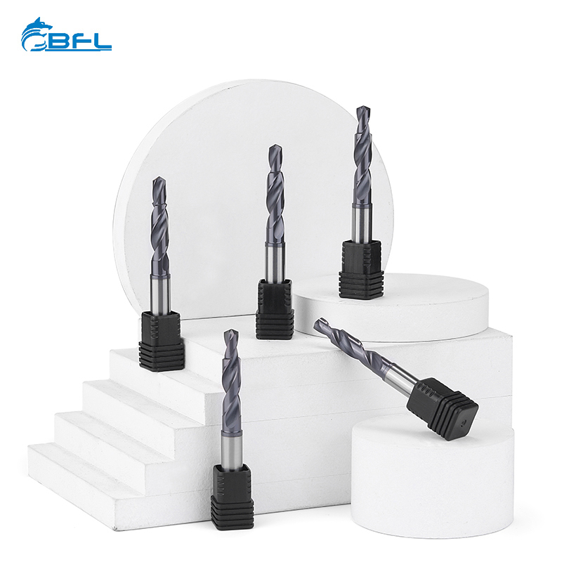 BFL Solid Carbide 2 Flute Coolant Drill Carbide Step Drill Bit for Metalworking Drilling