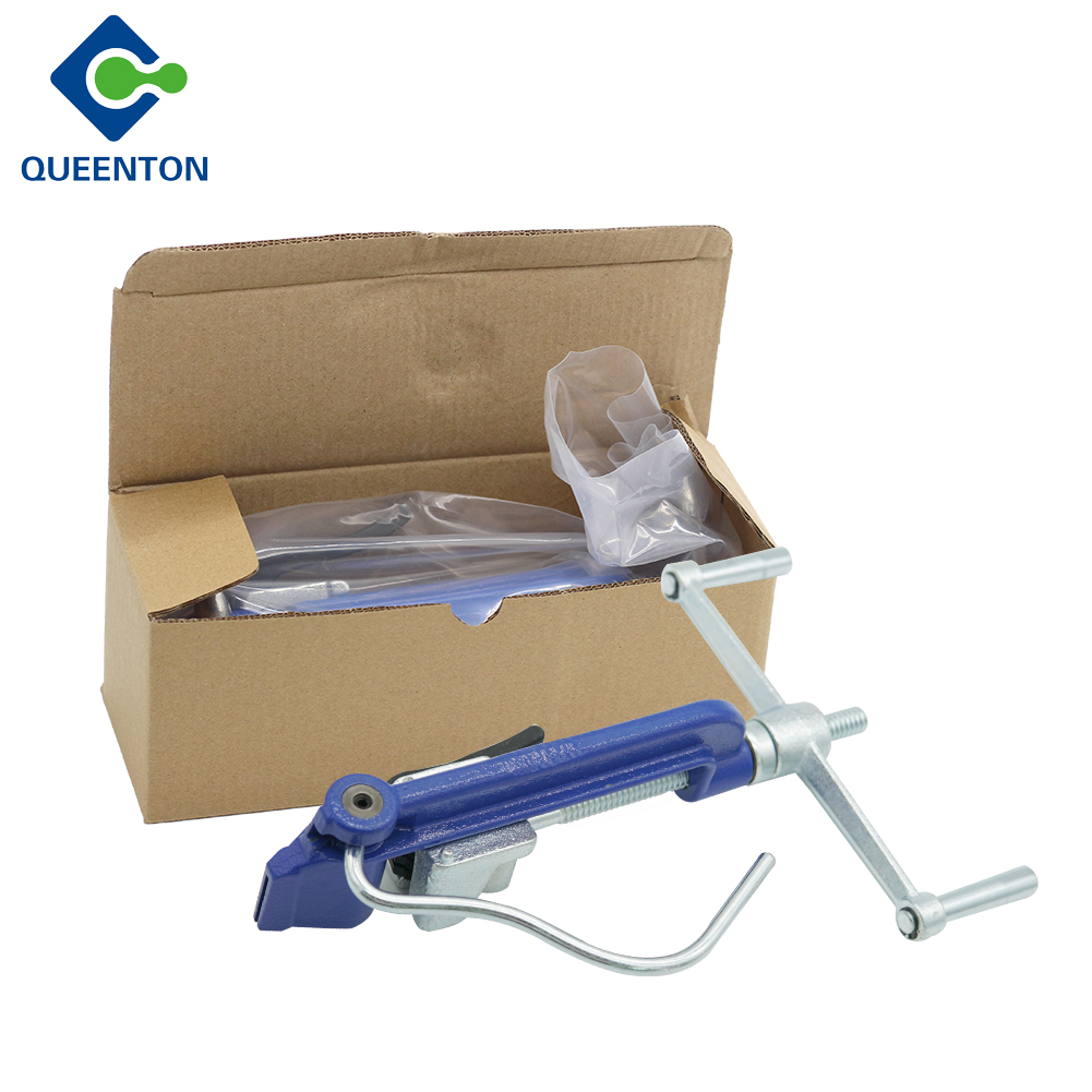 Fiber Optical Fastening Hand Guided Tool Stainless Steel Cable Strap Tensioning Tool/Steel Banding Tensioner