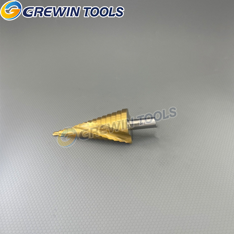 High Efficiency DIN338 Fully Ground 118 Degree High Speed Steel Titanium-Plated Metalworking HSS Drill Bits for Stainless Steel