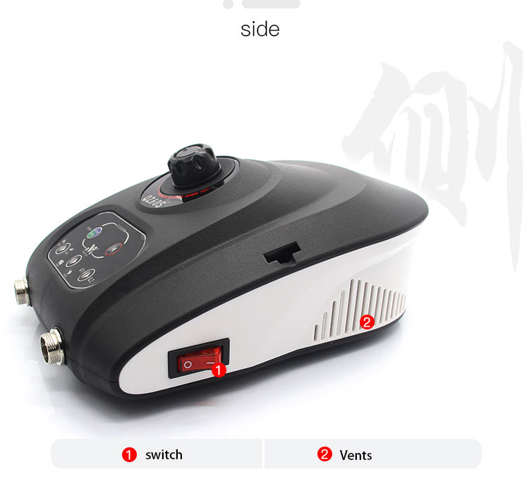 STRONG DRILL Dual Lock Two Handpiece 50000 RPM Polisher Handpiece QZ60S Jewelry Polisher Machine Tool