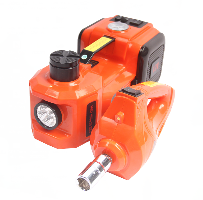 ODETOOLS 3 in 1135-360mm 5 Ton for Car Body Repair Tt01 Electric Car Jack Impact Wrench Hydraulic Jack