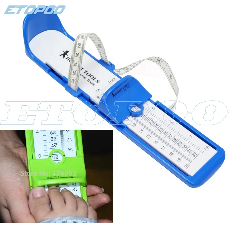 Professional 0-20cm 8inch Toddler Baby Foot Measuring Gauge Shoe Measure Tool Sizer Shoe Size Calculator