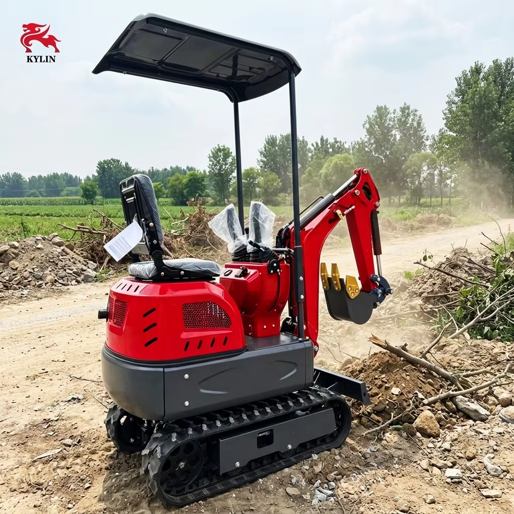 Free Shipping Kubota Engine Mini Excavator 1.2 Ton 1.6ton Small Crawler Digger Backhoe With Thumb Euro 5 CE EPA Garden Farm Home
