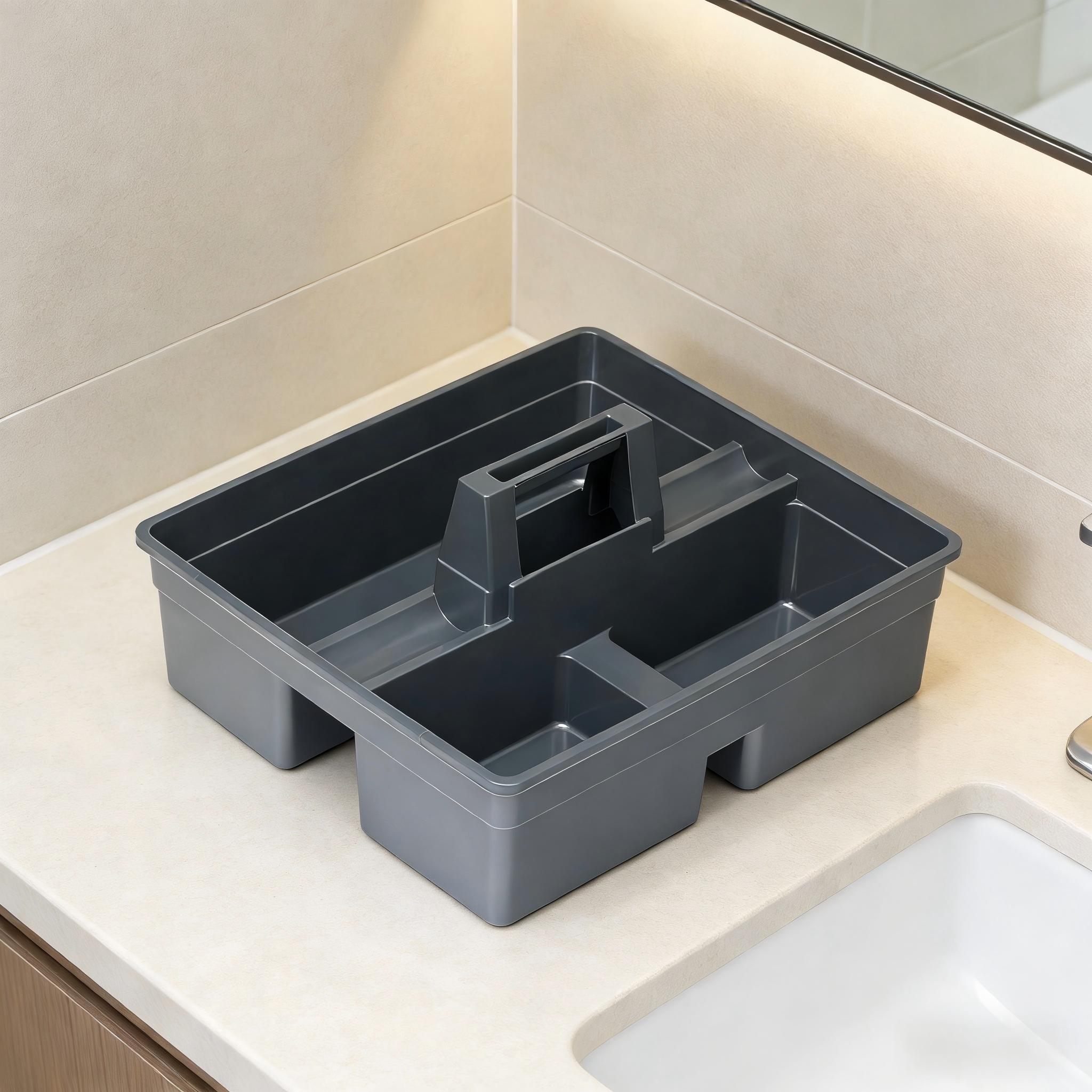 Tool Organizer Box Plastic Tool Storage Basket Caddy Housekeeping Tool Organizer Caddy With Handle