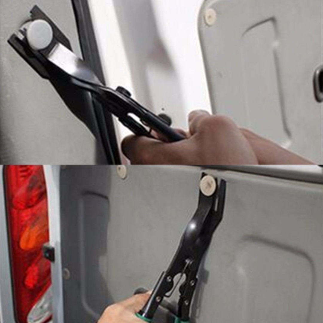 Auto Fastener Pliers & Puller Kit Tool Set Usage