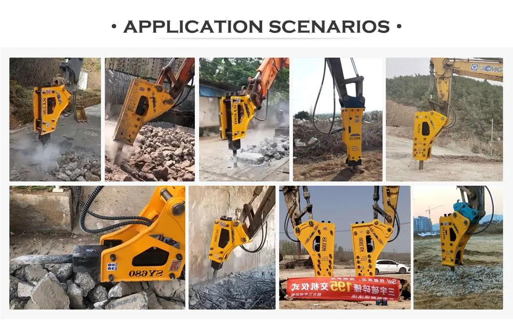Low Noise Hydraulic Demolition Tool Sb60 Sb70 Sb81