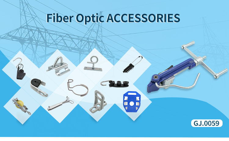 Fiber Optical Fastening Hand Guided Tool Stainless Steel Cable Strap Tensioning Tool/Steel Banding Tensioner