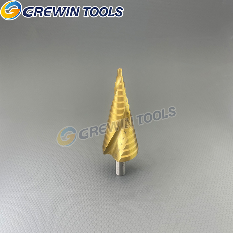 High Efficiency DIN338 Fully Ground 118 Degree High Speed Steel Titanium-Plated Metalworking HSS Drill Bits for Stainless Steel