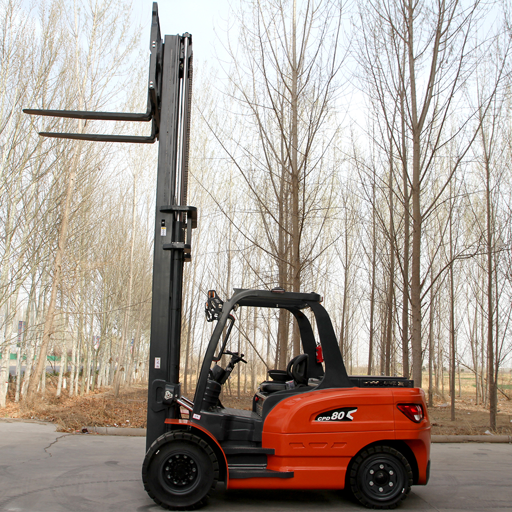 SKY Hot Sale Two/Three Stage Mast Electric Forklift 2/3 Ton Telehandler Forklift Hydraulic Lift Forklift CE ISO
