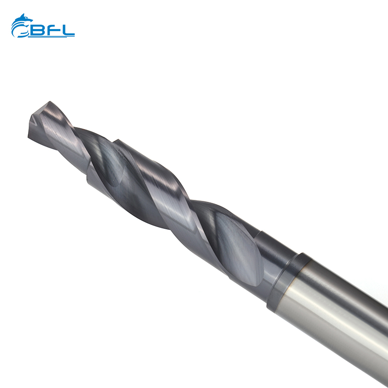 BFL Solid Carbide 2 Flute Coolant Drill Carbide Step Drill Bit for Metalworking Drilling