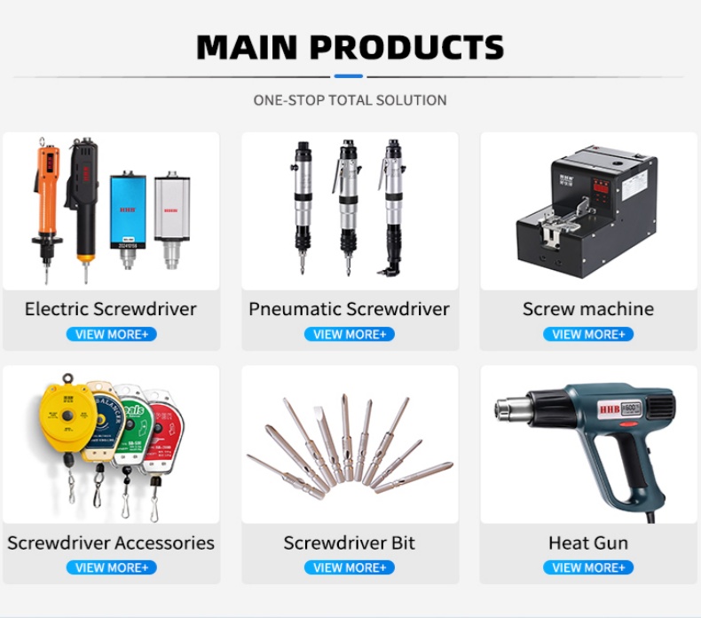 515LD Hand-press Wind Batch Pneumatic Screwdriver Adjustable Torque 0.2-1.5N.m Bi-directional Rear Exhaust M2.2-M4.2 Screw Size