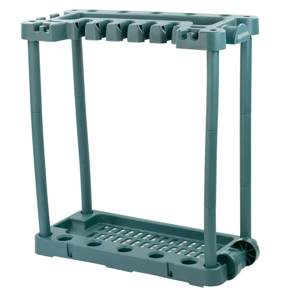 Hot Selling Modern Heavy Duty Multi Tool Holder Storage Racks PP Plastic Garden Tool Organizer