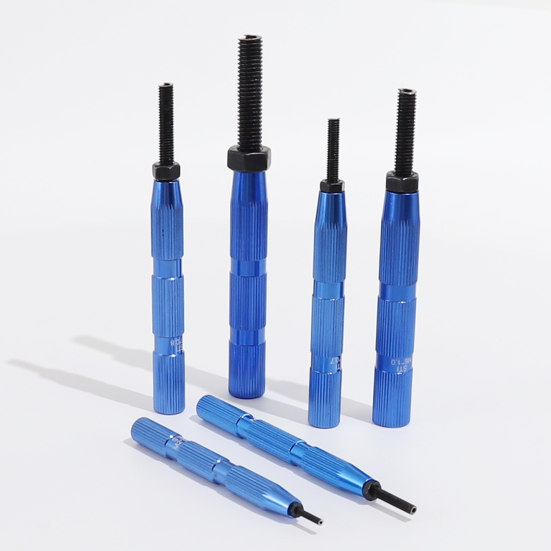 Blue Light Heavy-duty Bolt Socket Manual Installation Tool with Pin Hand Nut Insert Tool