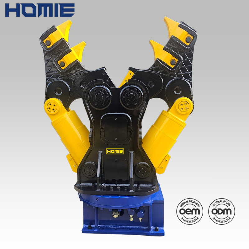 Excavator Hydraulic Shear with Replaceable Teeth Concrete Crusher Building Demolition Shears Steel Cutter Pulverizer on Sale