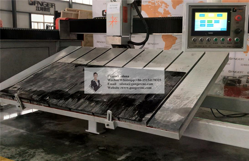 4 Axis Bridge Saw for Miter 45 Dekton Granite Stone Machinery up to 50mm