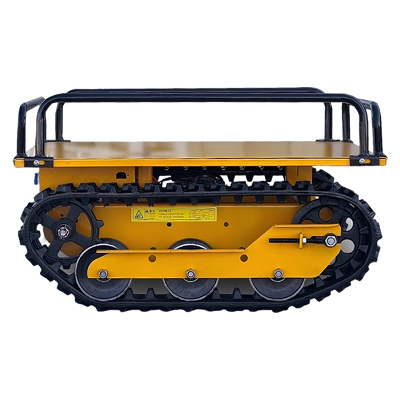 Factory Wholesale 500 kg Agricultural Self-discharging Remote Control All Terrain Transport Climbing Vehicle Crawler Trolley