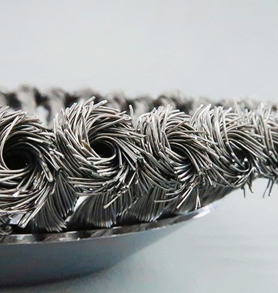 Derusting Weeding Wheel Twisted Steel Wire Brush Grass Trimmer Head Gardening