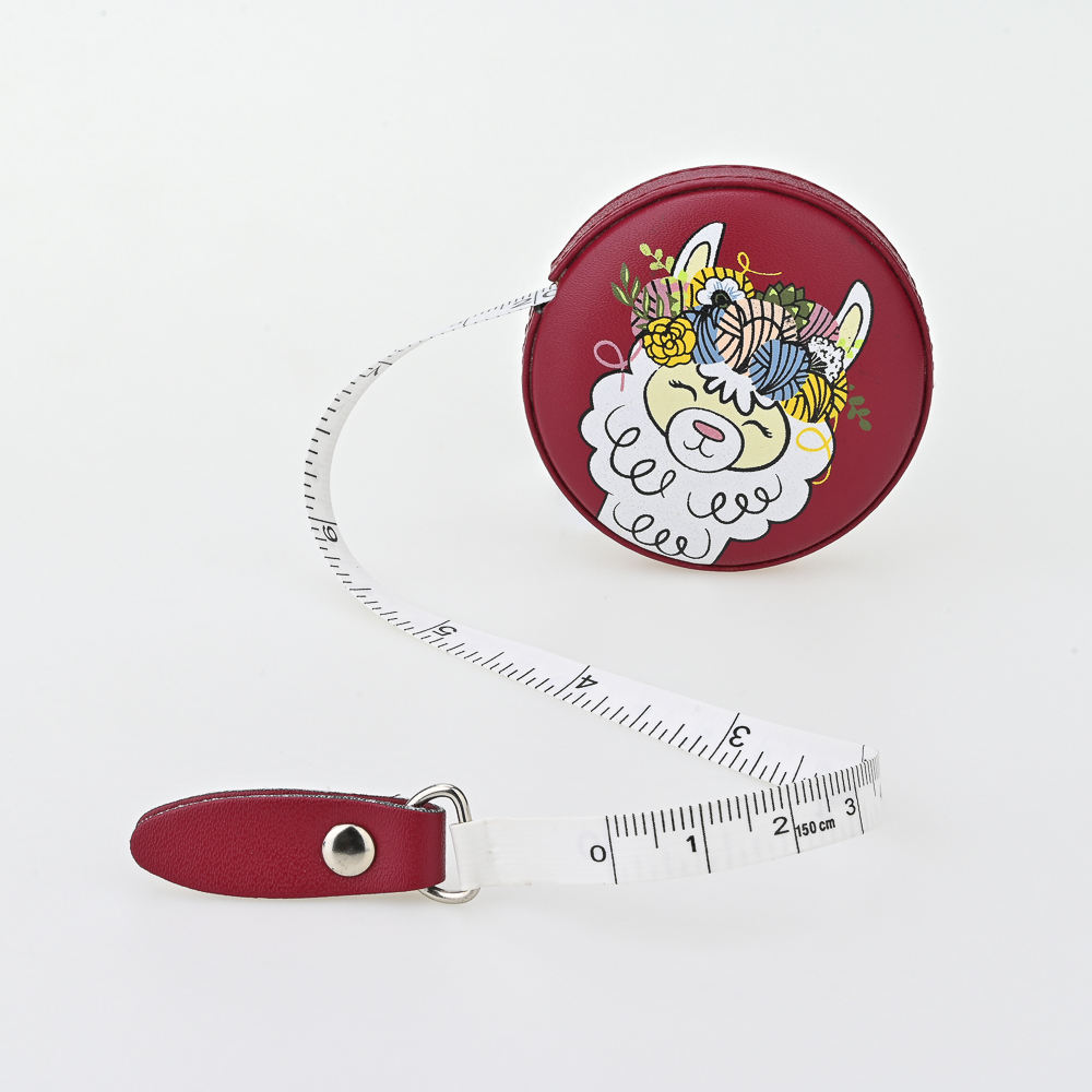 Good Seller Leather ABS Plastic PP Material Round Body Measuring Tape Inches Retractable Tape Measures