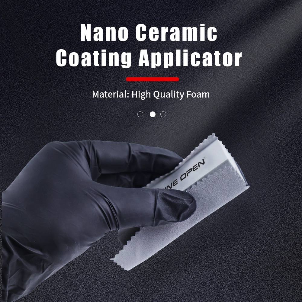 ShineOpen Premium Nano Ceramic Coating Foam Applicator Pad Wax Sponge Pads Block