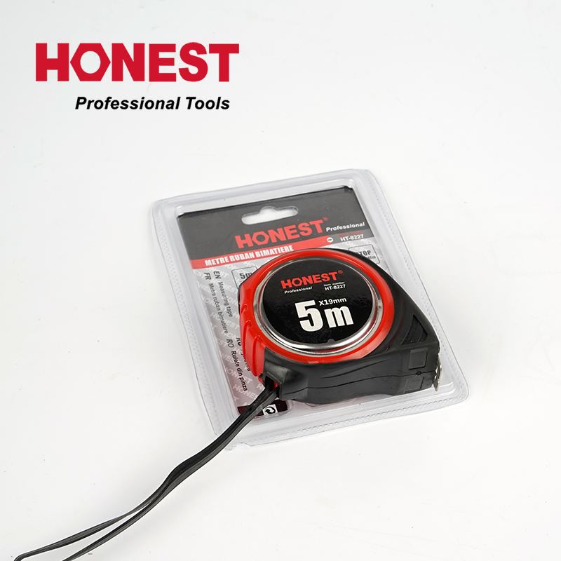Honest Professional Measuring Tools Industrial Grade Auto Lock Mini Steel Tape Measure for Measuring