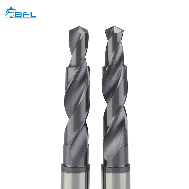 BFL Solid Carbide 2 Flute Coolant Drill Carbide Step Drill Bit for Metalworking Drilling