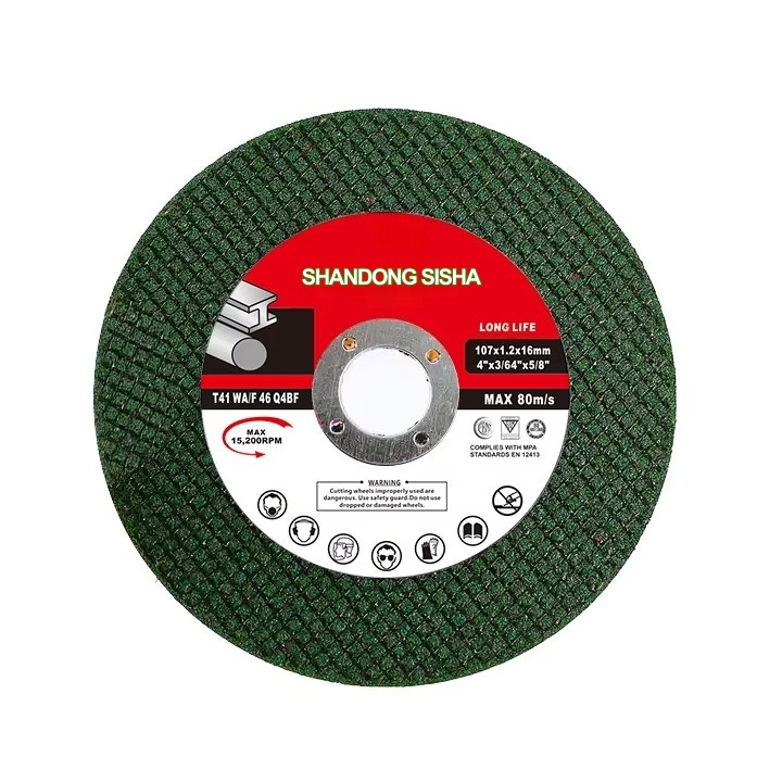 Ultra-Thin 4-Inch Premium Resin Cutting Disc 107mm Diameter Grinding Wheel for Angle Grinder Resin Abrasive Disc for Metal